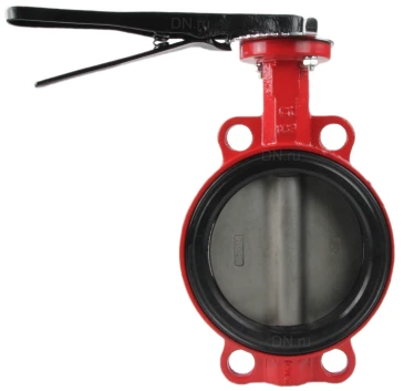 Затвор дисковый поворотный ABRA Ду300 Ру16 BUV-VF866D, межфланцевый, корпус - чугун, диск - нержавеющая сталь, рукоятка, EPDM в Саратове