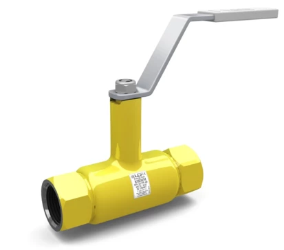 Кран шаровый резьбовой LD КШЦМ Gas 100/080.025.Н/П.02. стальной ст 20 Ду100/80 Ру25 МПа в Саратове