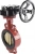 Затвор дисковый поворотный ABRA Ду150 Ру16 BUV-VF843D, межфланцевый, корпус - чугун, диск - бронза, редуктор, NBR в Саратове